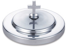 Bread plate cover polished aluminum