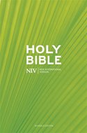 NIV schools bible green hardcover