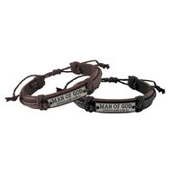 Bracelet man of God leather