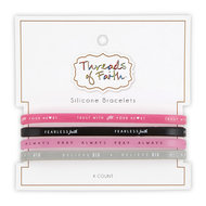 Armband set (4) trust fearless pray believe