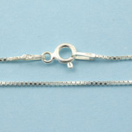 Silver venetian chain 42cm