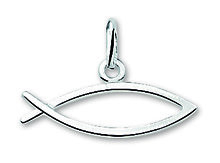 Silver pendant ichtus