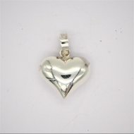 Silver pendant heart amore 14x14x6,5cm