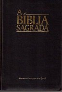 Portugese bible large print ACF 2011 black hardcover