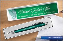 Pen I thank God for you Green