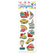 Puffy stickers vehicle (3)