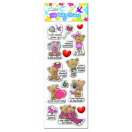 Puffy stickers love bears (3)