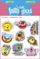 Faith stickers fun Bijbel motto's