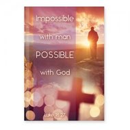 Tagebuch Hardcover possible with God