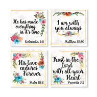 Coaster set Religious floral (4)