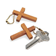 Schlüsselanhänger Holzkreuz (12)