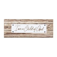 Wooden tabletop plaque child of God