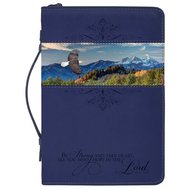 Biblecover medium blue eagle