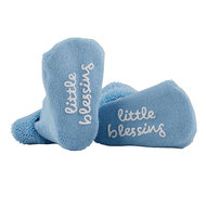 Baby socks little blessings blue