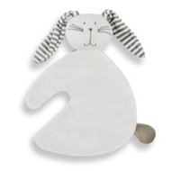 Cuddle cloth rabbit white God zorgt voor jou embroidery