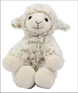 Plush sheep sitting 19cm