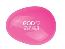 Haarborstel Roze God houdt van je