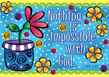 Postcard (6) nothing is impossible