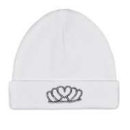 Baby hat tiara white