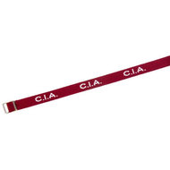 Armband geweven donkerrood CIA