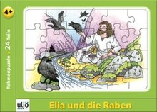 Kaart puzzel elia en de raven (set3)