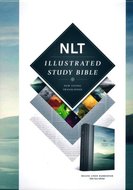 NLT - Illustrated study bible slate grey linen