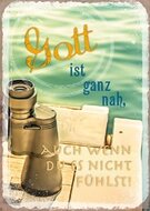 Magnet 5x7cm Gott ist ganz nah