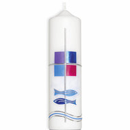 Candle cross fish 22cm