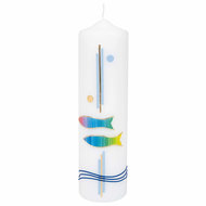 Candle rainbow fish 22cm