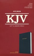 KJV Gift & Award Bible  Black, Imitation Leather