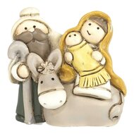 Weihnachtsfigur Krippe mit Esel