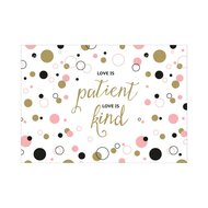 Ansichtkaart (6) love is patient