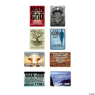 Laminated mini cards (8) man of God