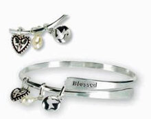 Bracelet with charms blessed