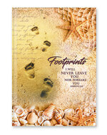 Schrijfdagboek hardcover footprints 