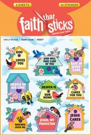 Faith stickers God's care