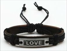 Bracelet leather Love