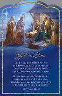 Boxed Christmas cards (18) God's love nativity
