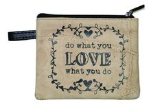 Coin pouch leather do what you love to do