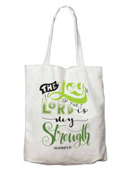 Totebag canvas Lord is my strength