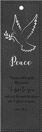 Bookmark lux leather Peace - Joh. 14:27