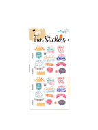 Fun stickers Typography
