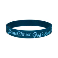 Armband silicon  Jesus Christ Gods Son Savior