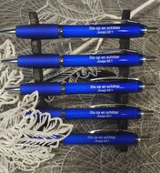 Royal blue ballpoint Sta op en schitter