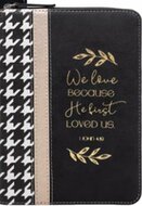 Journal zippered We love because