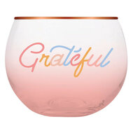 Roly Poly glass Grateful