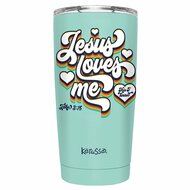 Travel mug Jesus loves me