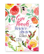 Schrijfdagboek hardcover Give thanks 1 Thess. 5:16-18