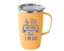 Thermosbeker Be still and know that I am God