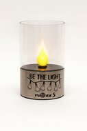 Solarlamp geel kaars led Be the light  